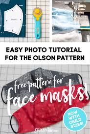 Simple Step By Step Tutorial for the Olson Face Mask Pattern ...